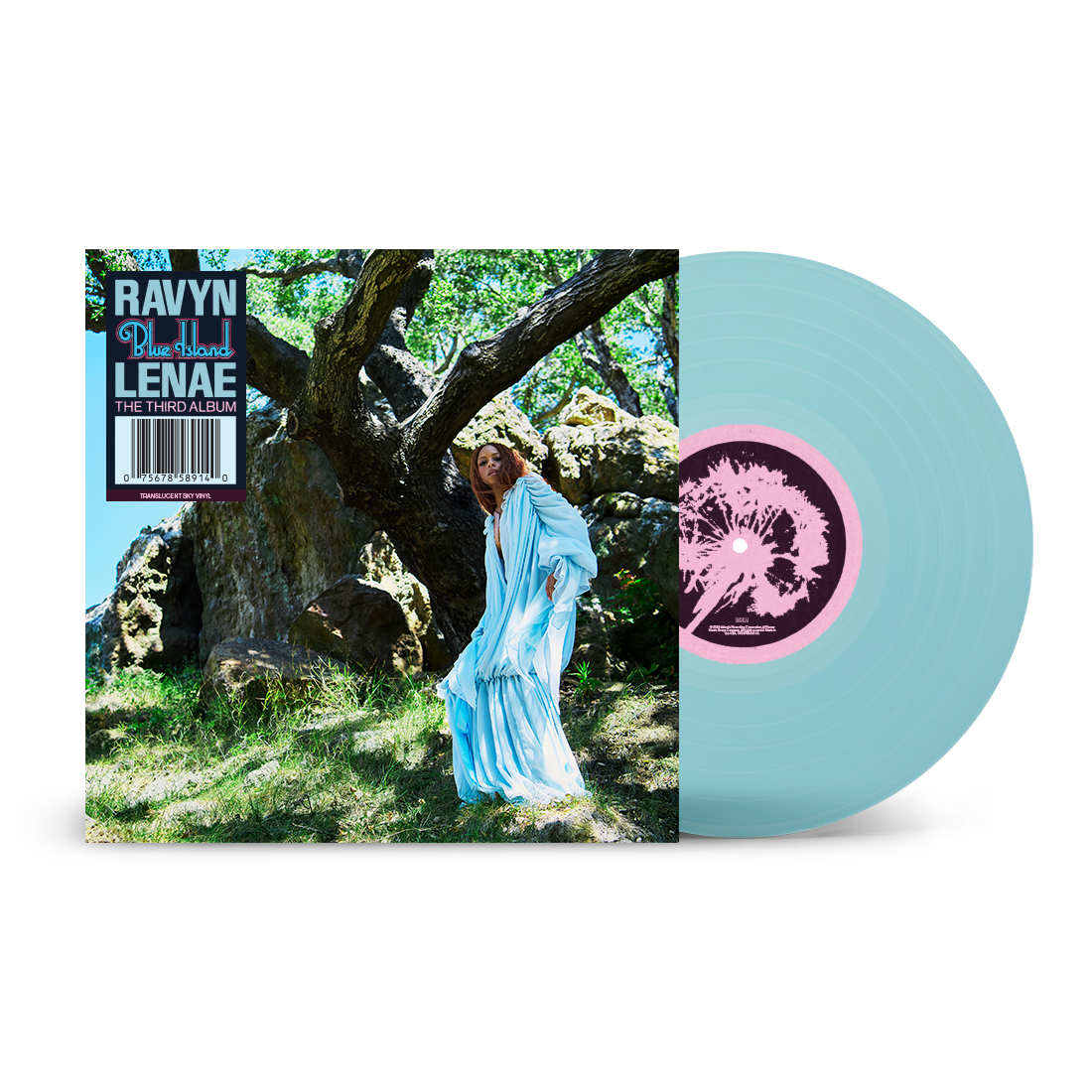 Blue Island - Translucent Sky Vinyl – Ravyn Lenae