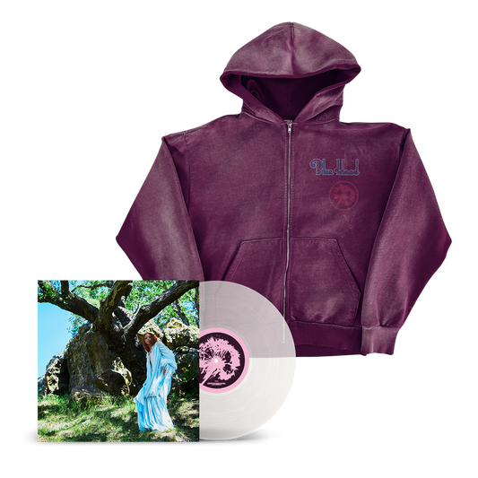 Fan Pack - Blue Island - Translucent Milky Vinyl & Ravyn Lenae Zip Hoodie