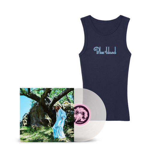 Fan Pack - Blue Island - Translucent Milky Clear Vinyl & Blue Island Tank