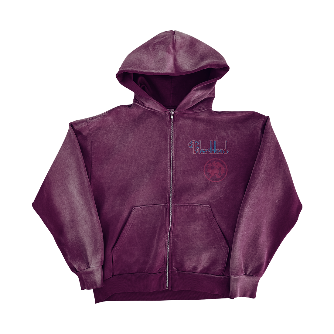 Fan Pack - Blue Island - Translucent Milky Vinyl & Ravyn Lenae Zip Hoodie
