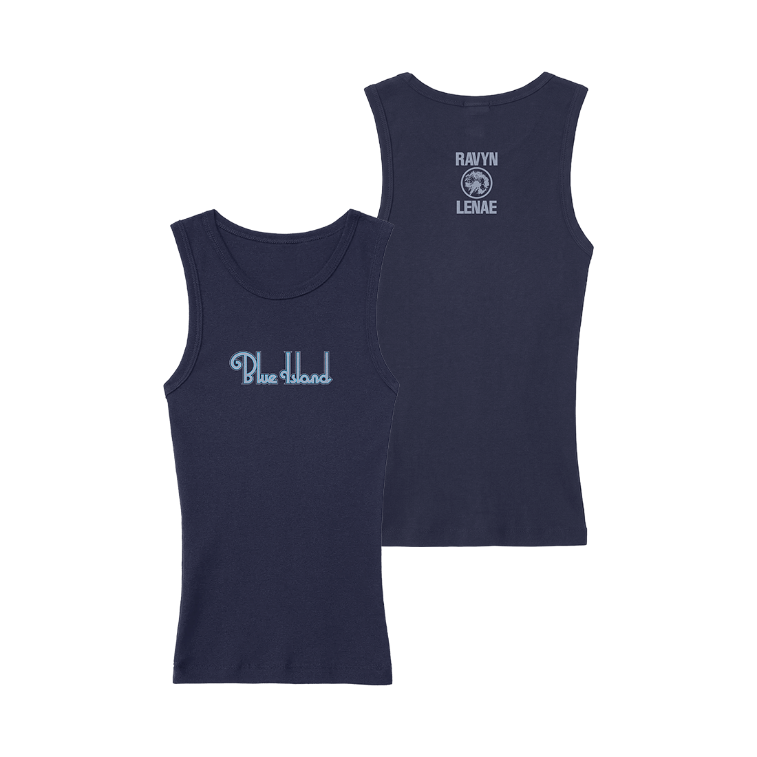 Fan Pack - Blue Island - Translucent Milky Clear Vinyl & Blue Island Tank