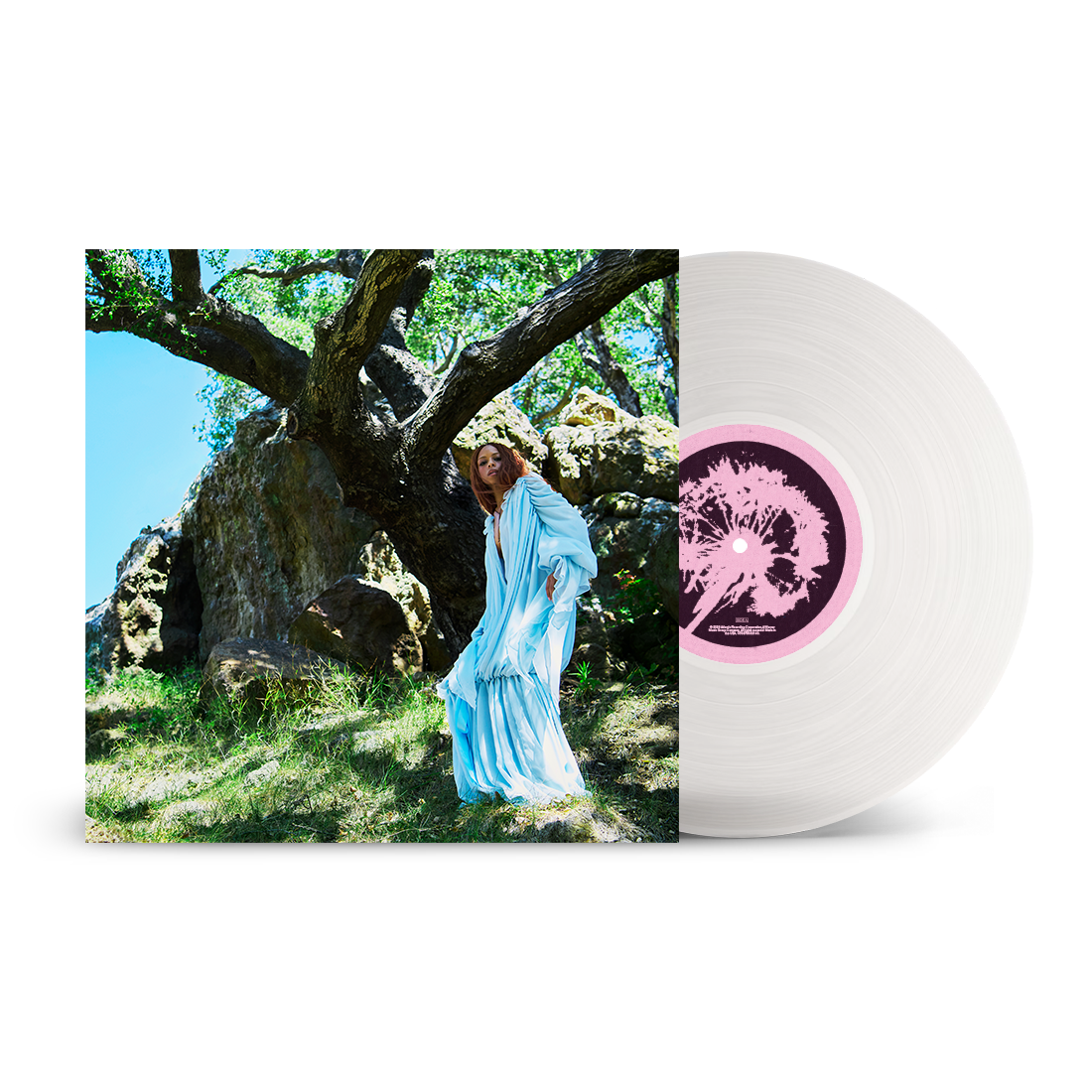 Fan Pack - Blue Island - Translucent Milky Vinyl & Ravyn Lenae Zip Hoodie
