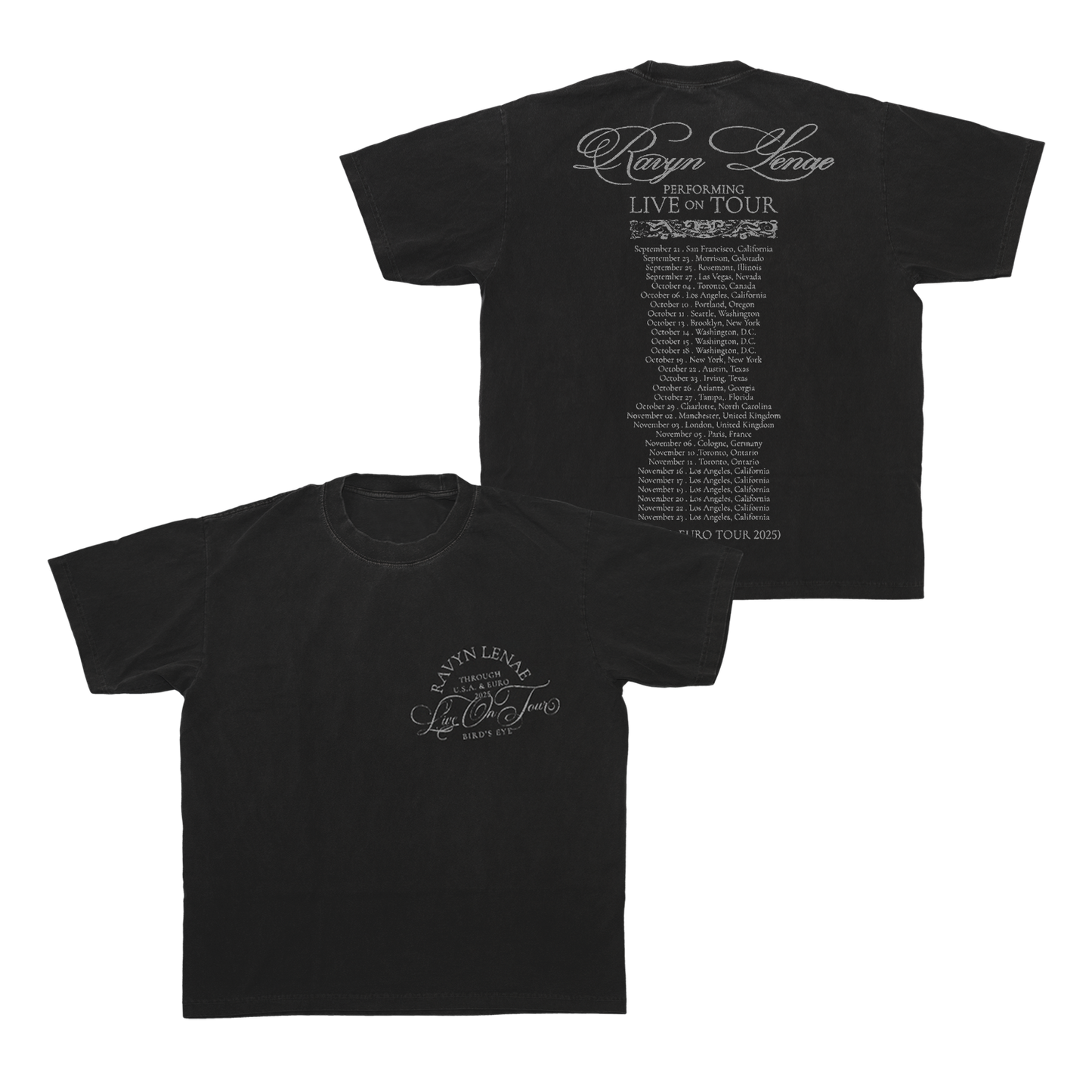 Live on Tour 2025 T-Shirt